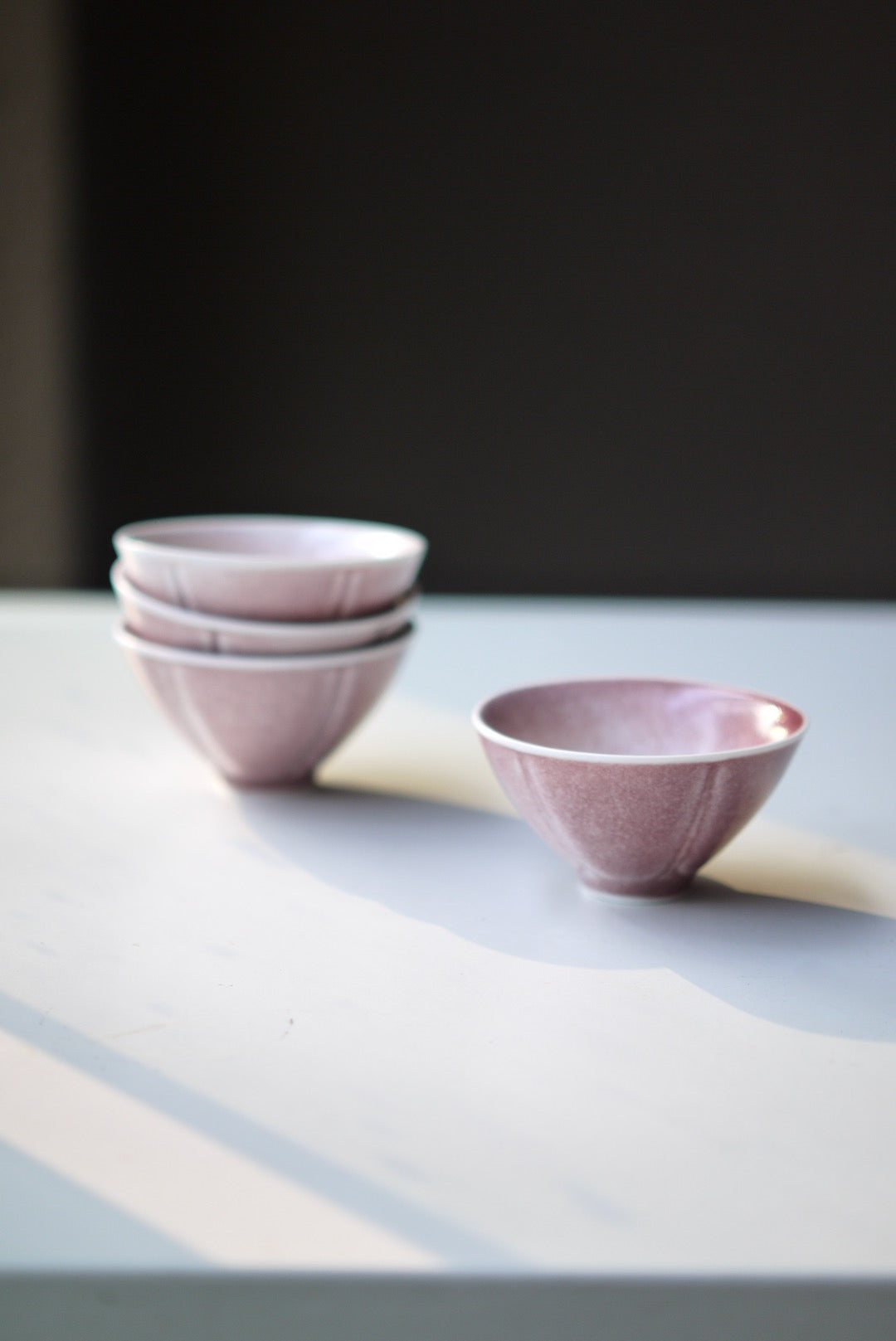 Vintage Style Cherry Colored Cracked Glaze Teacup Dehua Porcelain |Best Ceramics