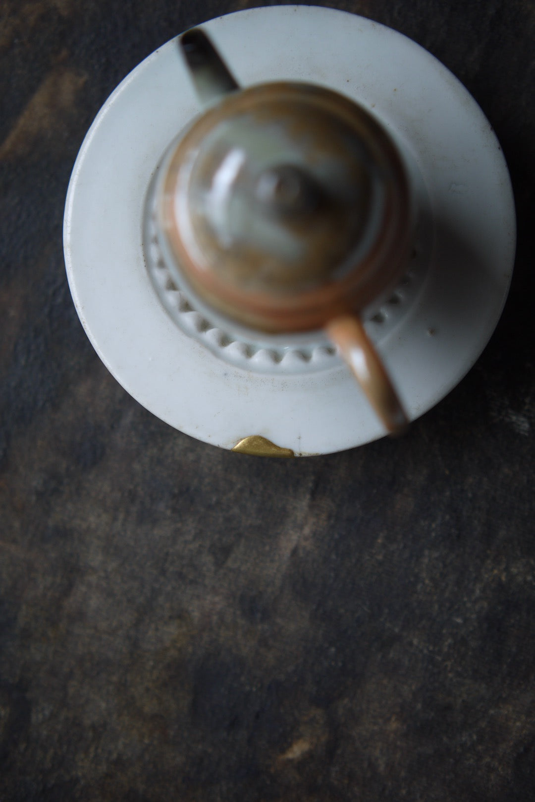 Kintsugi Repaired Wabisabi Vintage Dehua Porcelain Pot Support-Best Ceramics