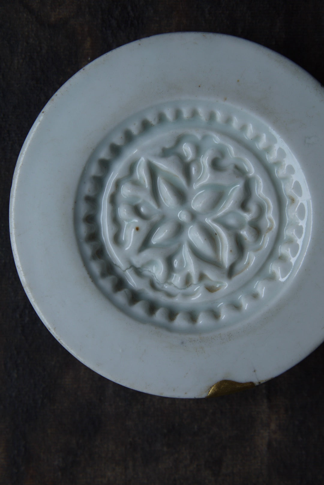 Kintsugi Repaired Wabisabi Vintage Dehua Porcelain Pot Support-Best Ceramics