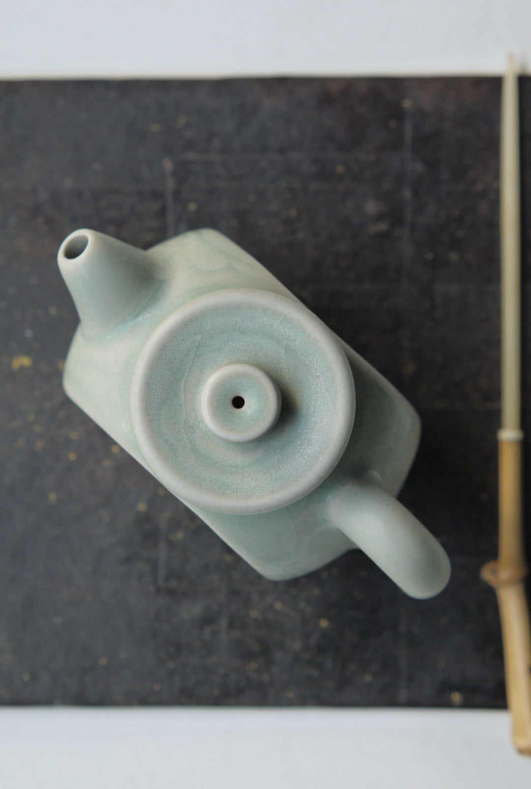 Ru Yao Vintage Flower Sculptured Gongfu Teapot Cracked Glaze Porcelain|BestCeramics
