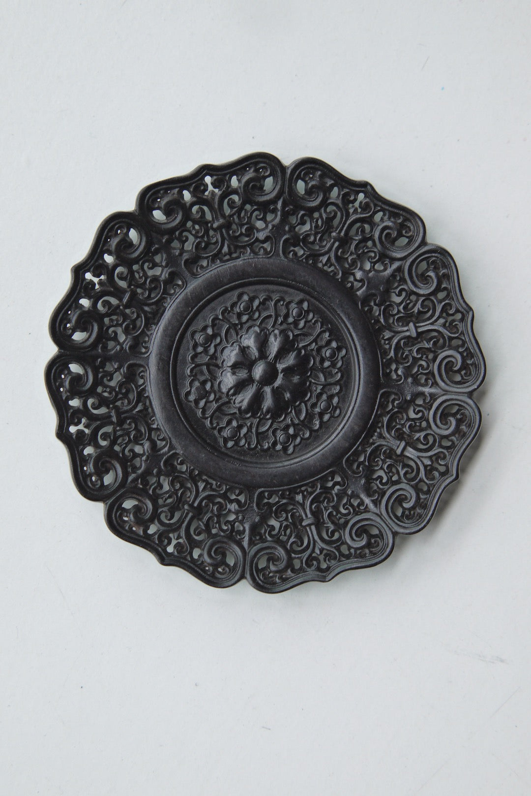 Hand-carved Wood Tea Tray
