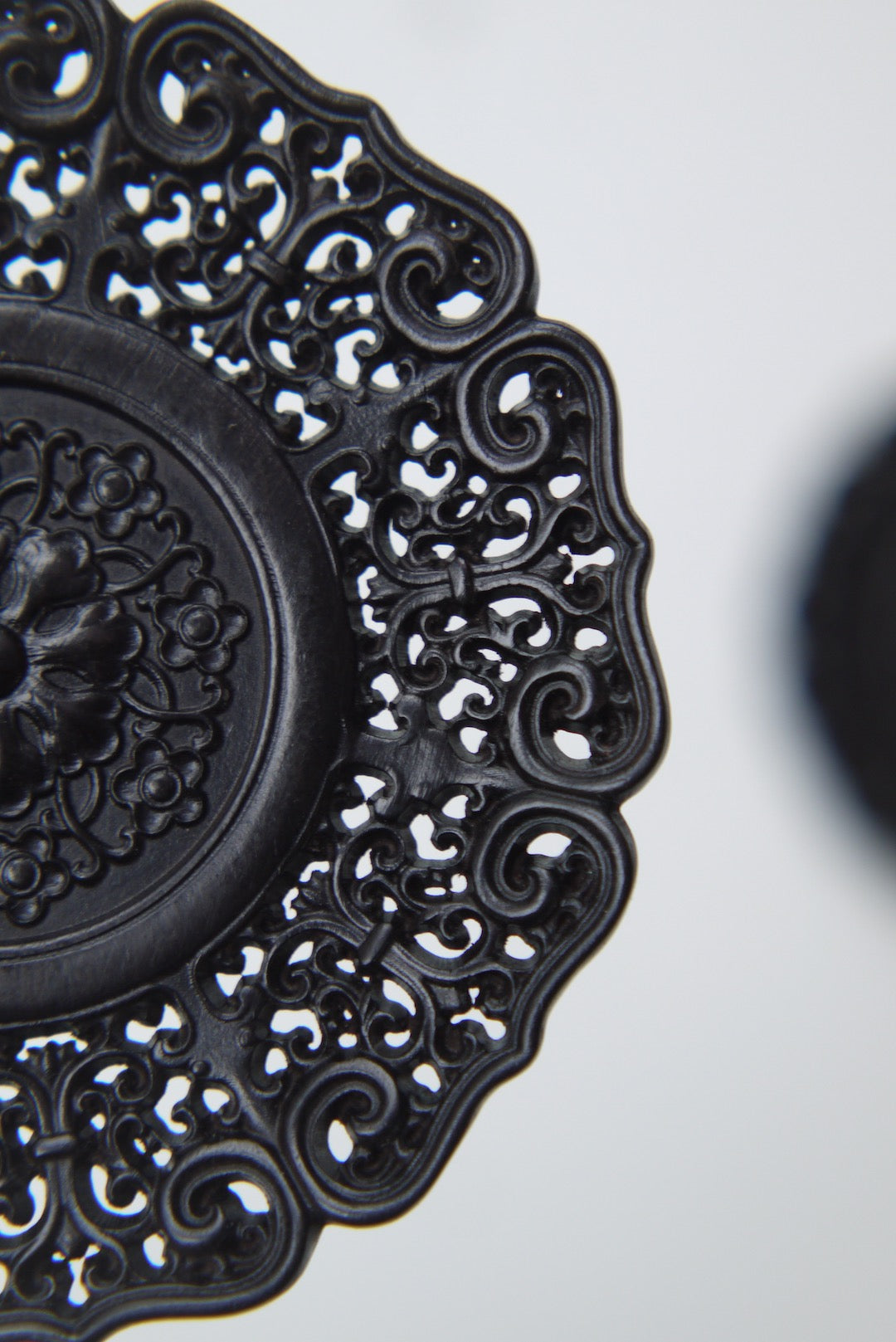 Hand-carved Wood Tea Tray