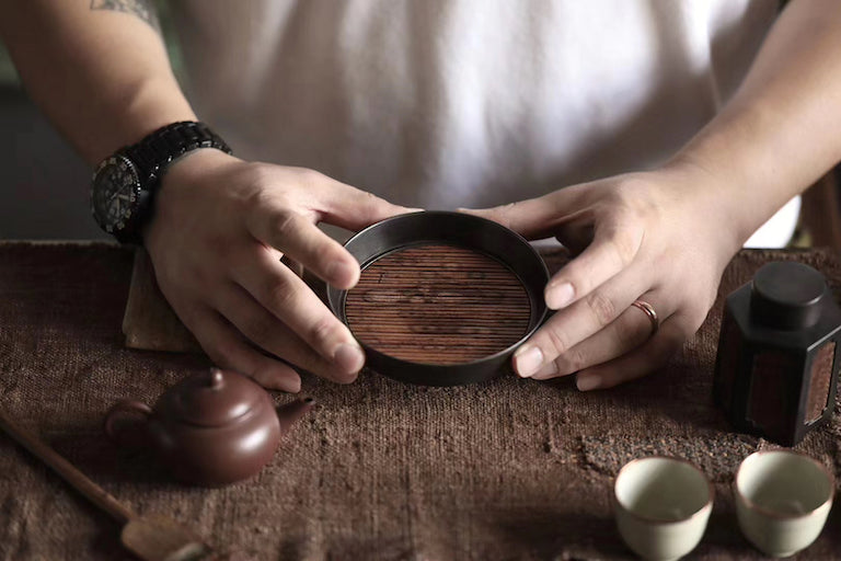 Handmade of Vintage Gongfu Tea Tray With Bamboo And Tin|Best Ceramics