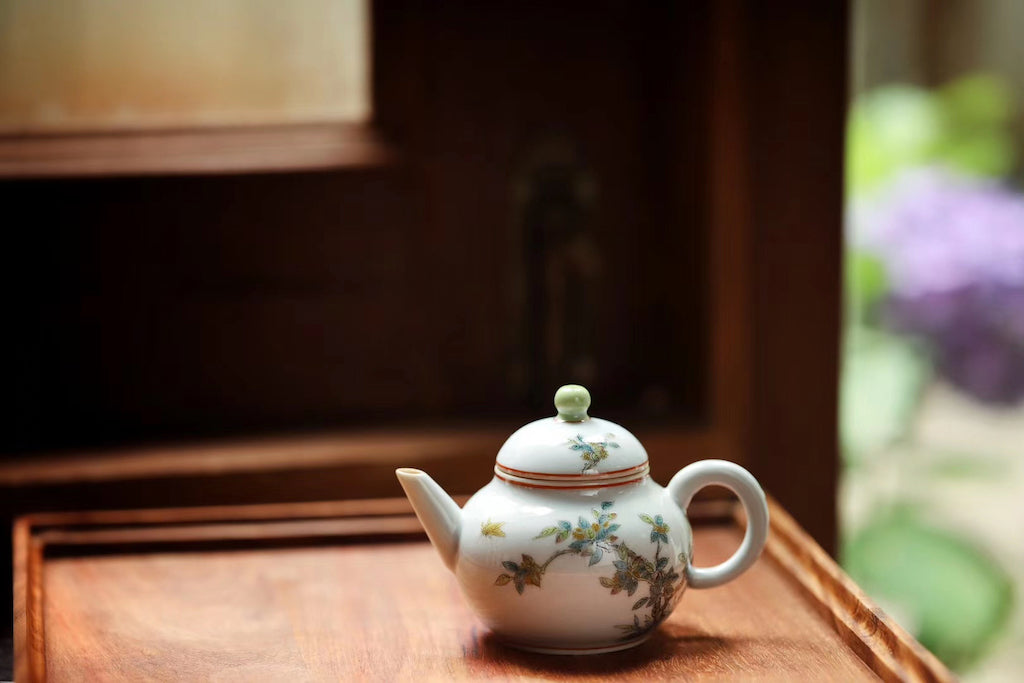 Chinese Hand Painting Vintage Chaozhou Tea Gongfu Teapot|Best Ceramics