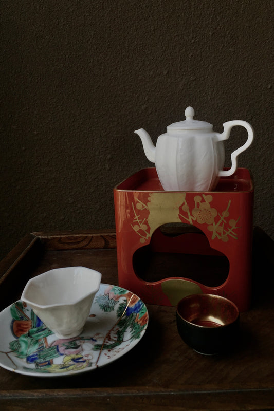 Qing Palace Antique Style Sculpte Teapot Blanc De Chine|Best Ceramics