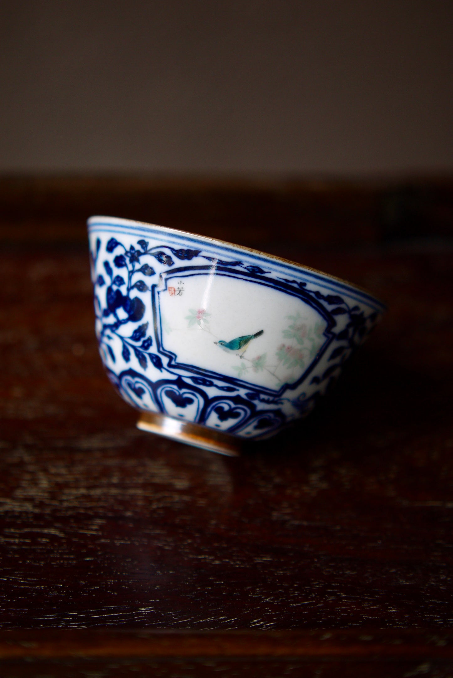 Deng Yu Tang Hand-painting Wood-fired Qinghua Teacup|Best Ceramics