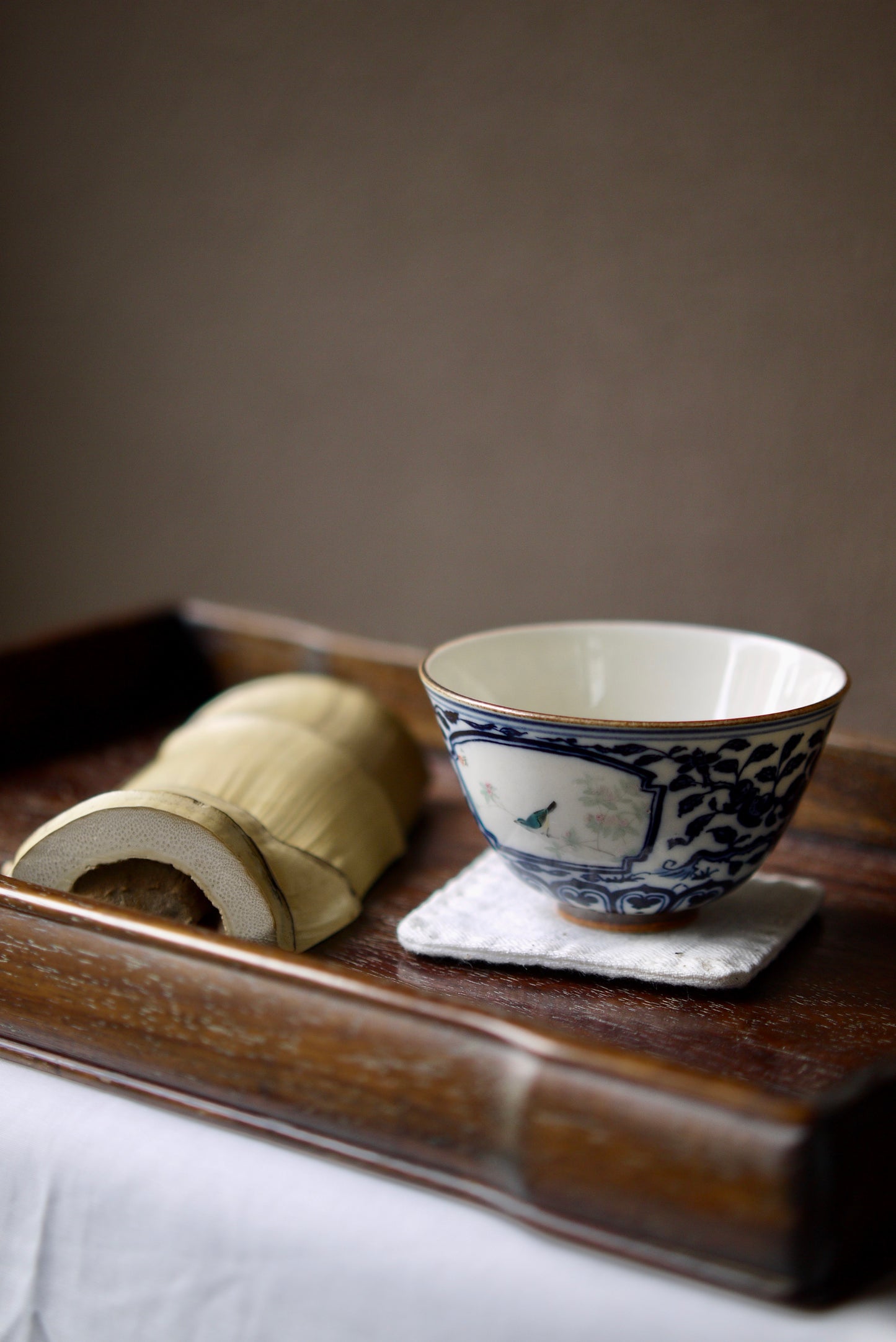Deng Yu Tang Hand-painting Wood-fired Qinghua Teacup|Best Ceramics