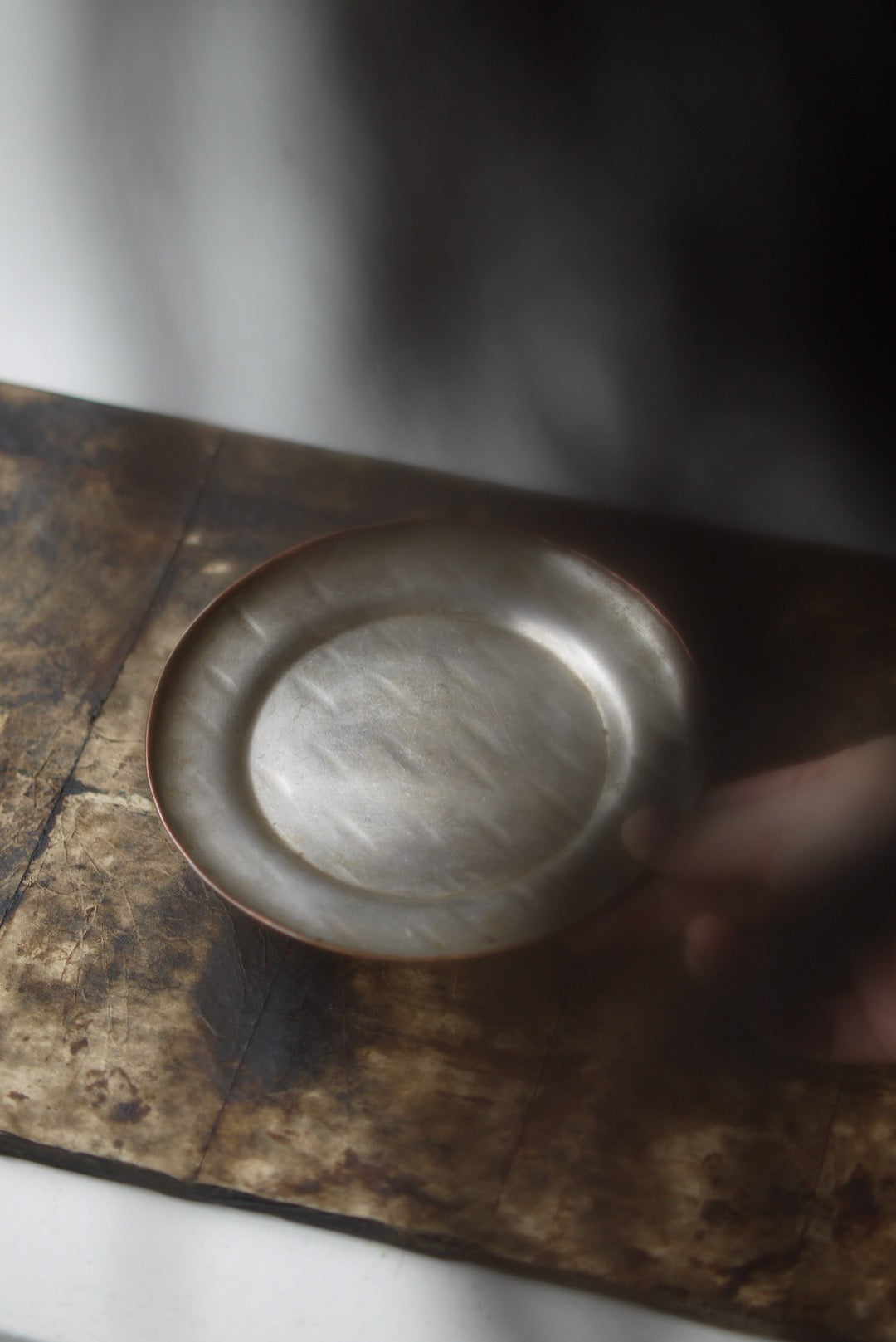 Ancient Silver Desert Plate Gonfu Tea Tray Hucheng Unique Art BestCeramics