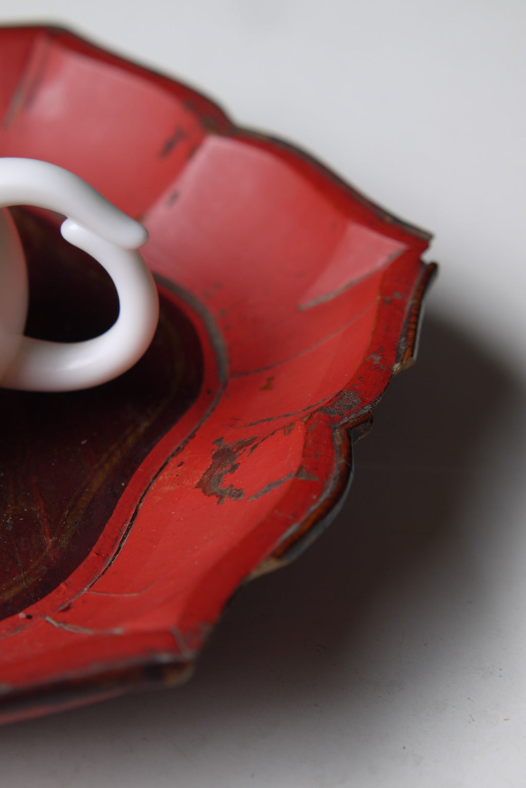 Antique Minnan Red Lacquer Tray