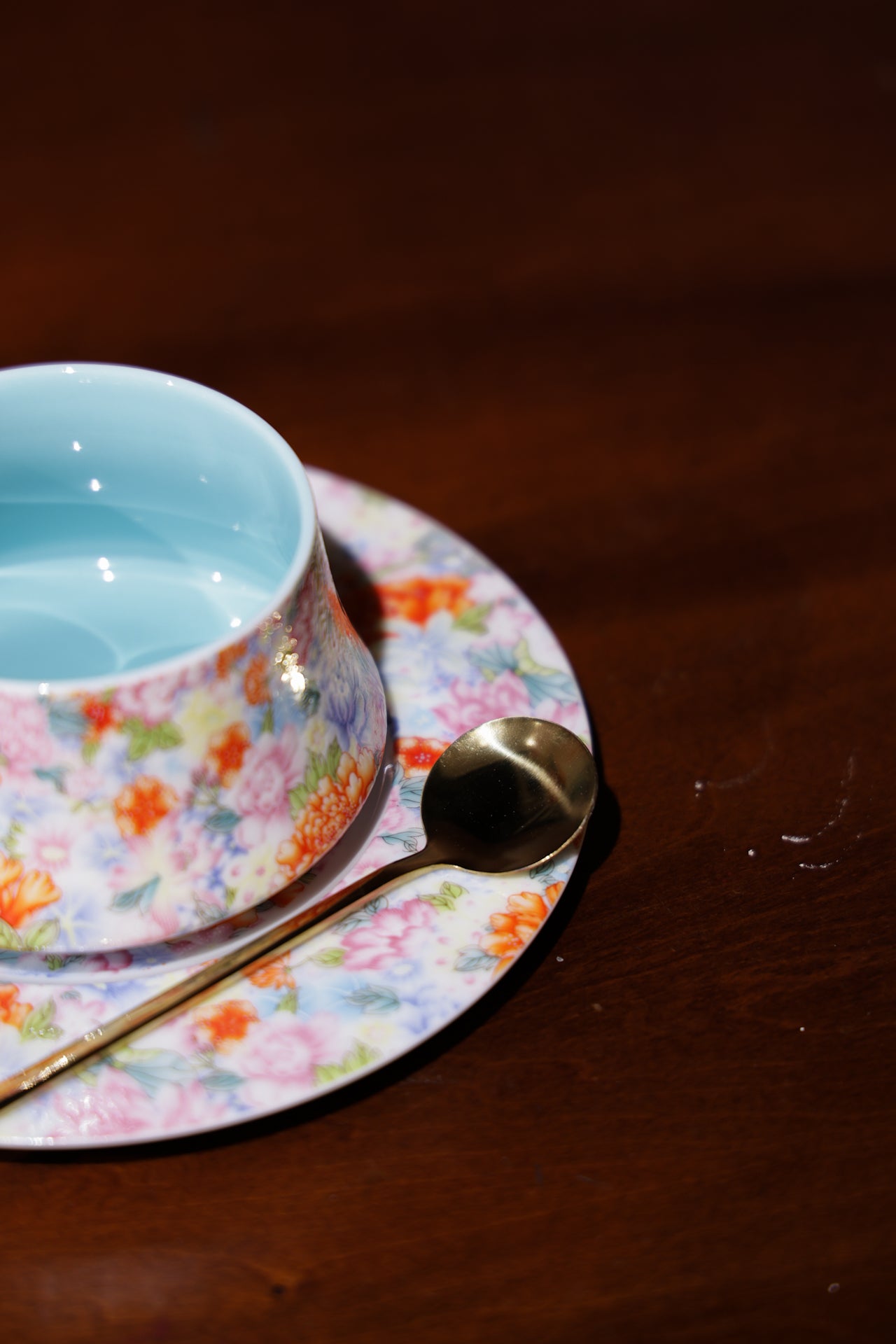 Artisan Floral Coffee Set Hand-Painted Ceramic Cup Saucer-Best Ceramics