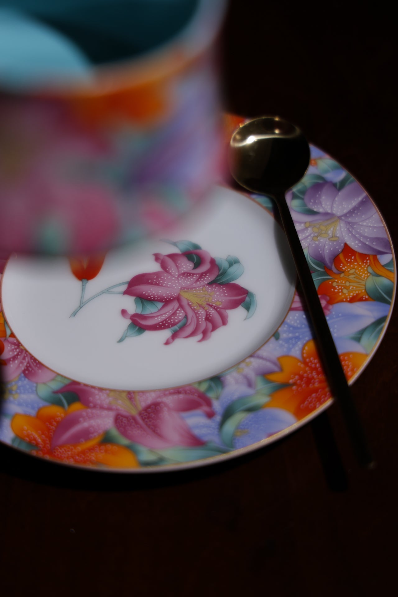 Artisan Floral Coffee Set Hand-Painted Ceramic Cup Saucer-Best Ceramics