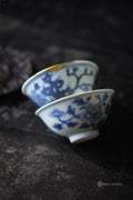 Jingdezhen Qinghua Kintsugi Wabi-sabi Style Kungfu Teacups|Best Ceramics