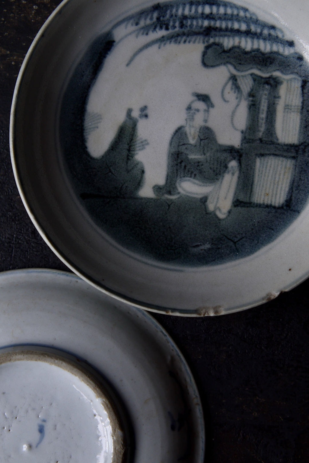 Qing-era Blue White Antique Dehua Porcelain Teapot Stand|Best Ceramics