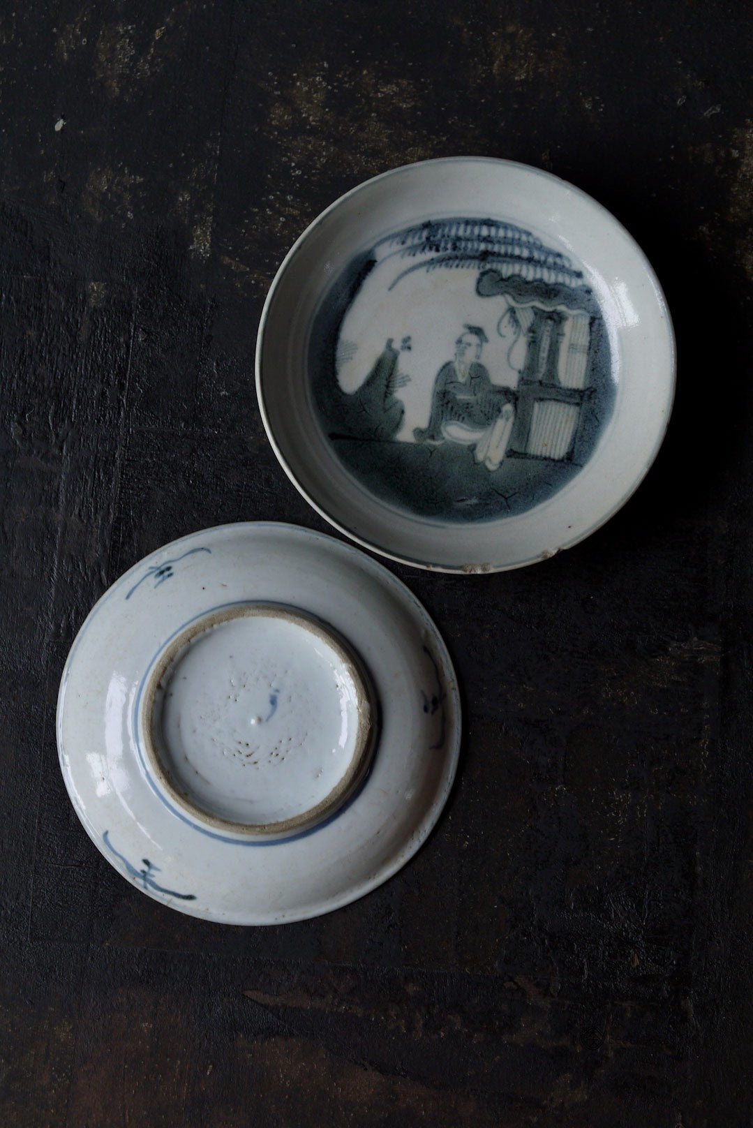 Qing-era Blue White Antique Dehua Porcelain Teapot Stand|Best Ceramics