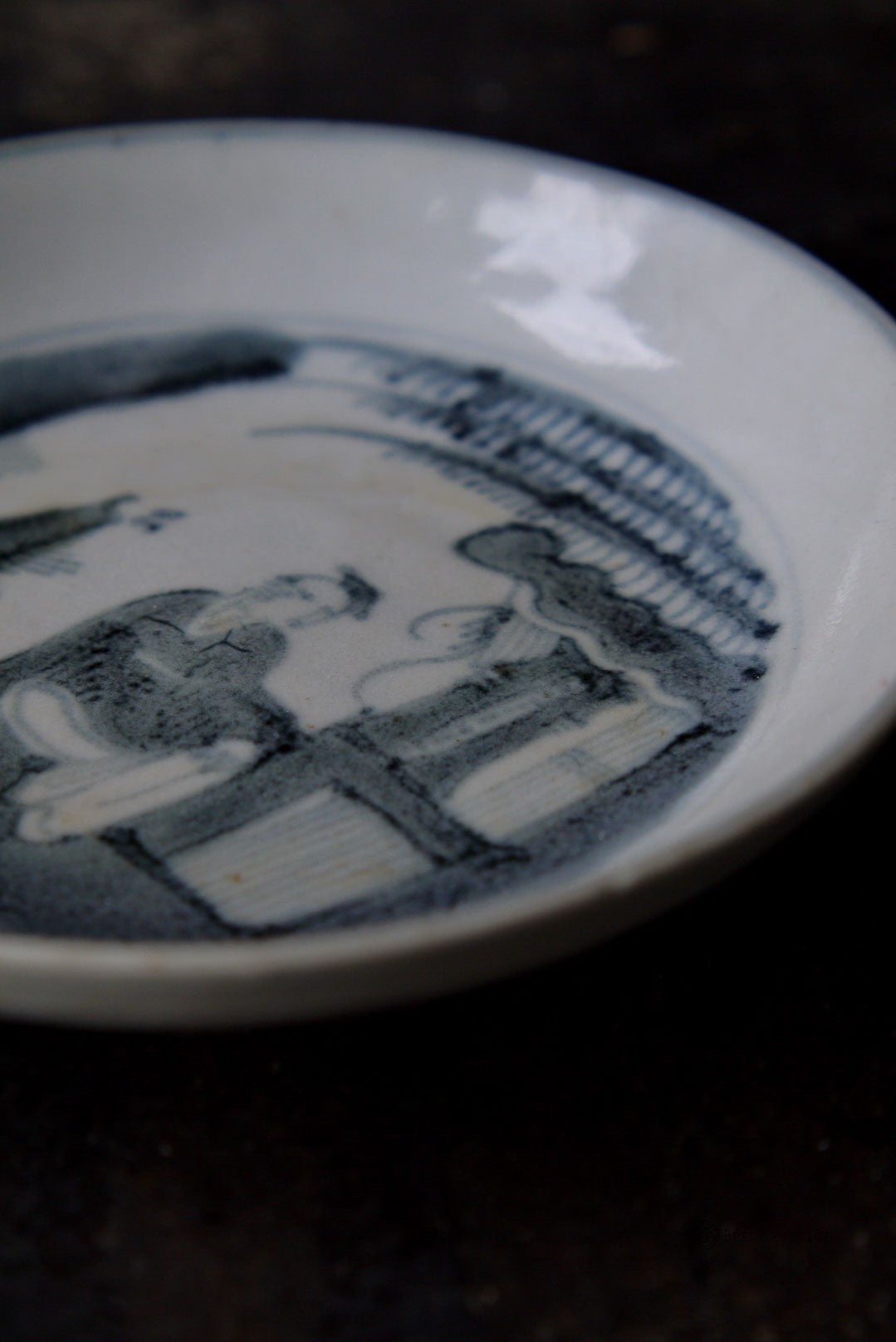 Qing-era Blue White Antique Dehua Porcelain Teapot Stand|Best Ceramics