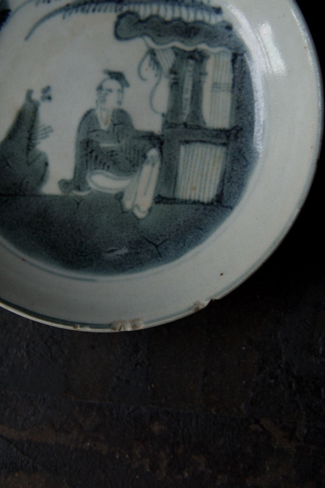 Qing-era Blue White Antique Dehua Porcelain Teapot Stand|Best Ceramics