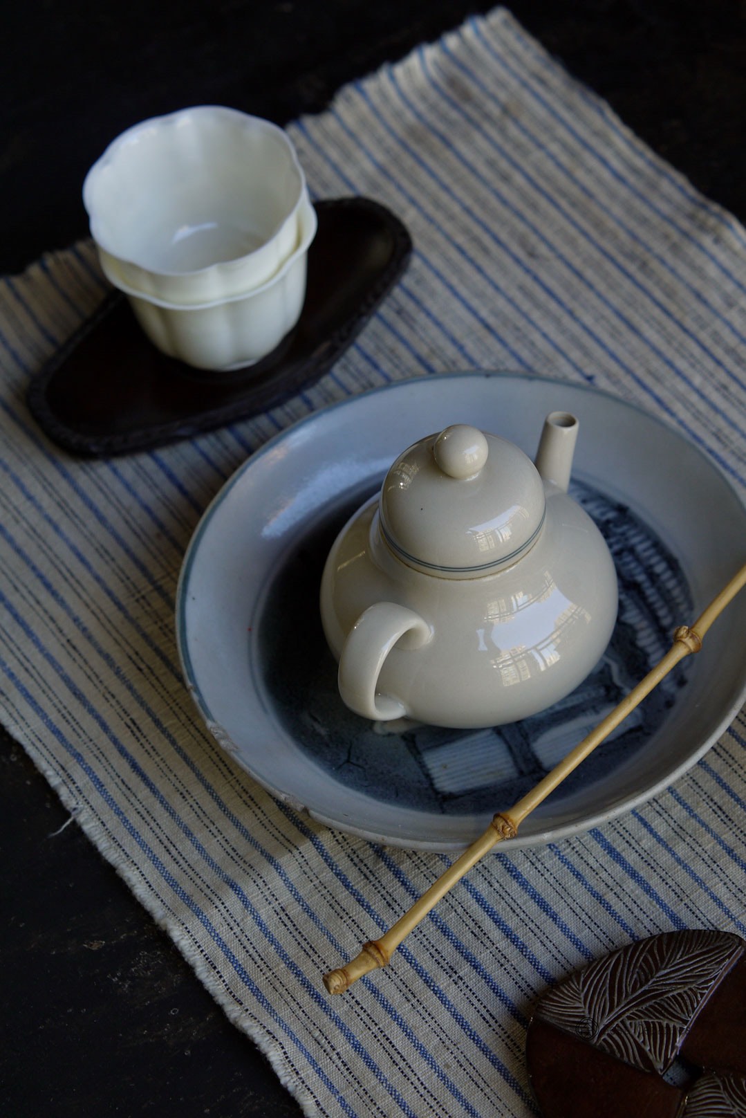 Pu-erh Friendly Dehua Wood Ash Glazed Wide Gongfu Teapot|Best Ceramics