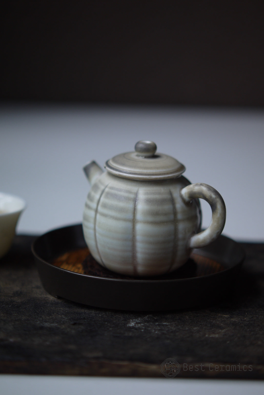 Jingdezhen Handmade Cracked Serene Blossom Kungfu Teapot|Best Ceramics