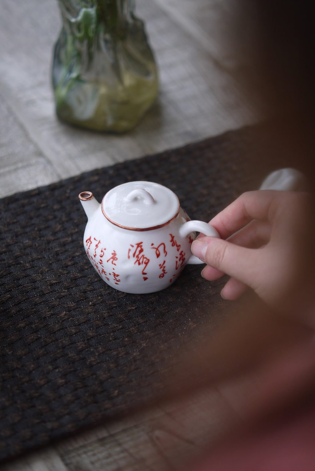 Handmade Wabisabi Silk Xiangyun Mat Tea Ceremony Cloth|Best Ceramics
