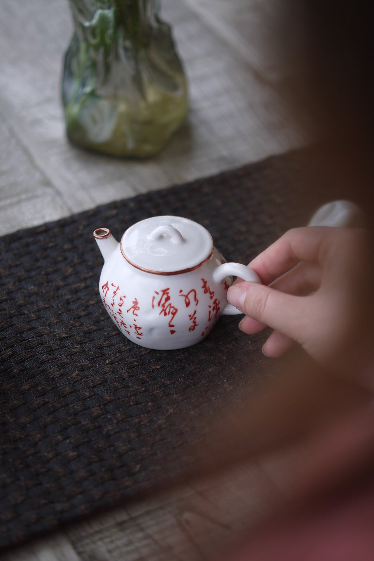 Handmade Wabisabi Silk Xiangyun Mat Tea Ceremony Cloth|Best Ceramics