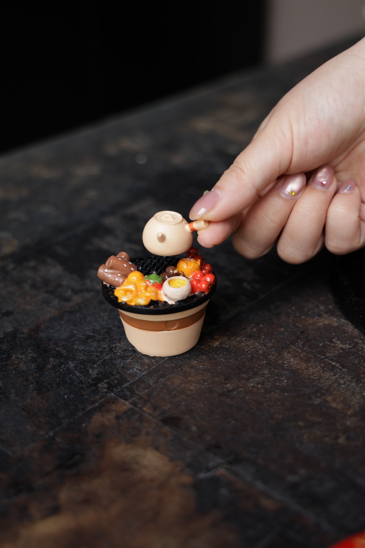 Best Ceramics-Adorable Stove-Side Tea Scene Ornament – Perfect Gift for Tea Lovers