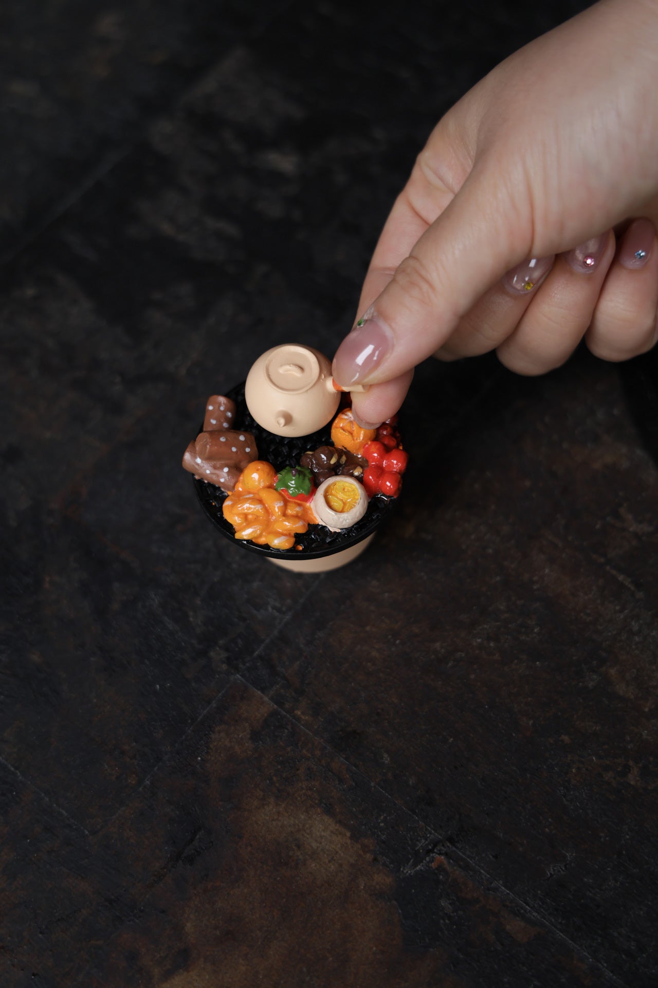 Best Ceramics-Adorable Stove-Side Tea Scene Ornament – Perfect Gift for Tea Lovers