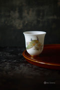 Chinese Vintage Peacock Gongfu Teacup Gorgeous Porcelain|Best Ceramics