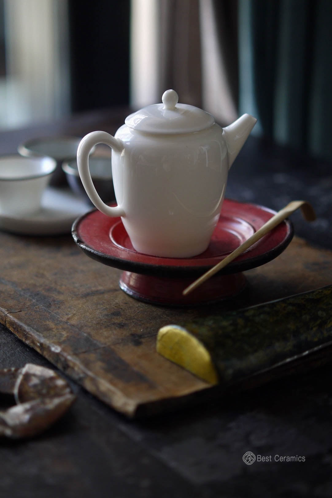 Vintage Dehua Porcelain Blanc De Chine Kungfu Teapot| Best Ceramics