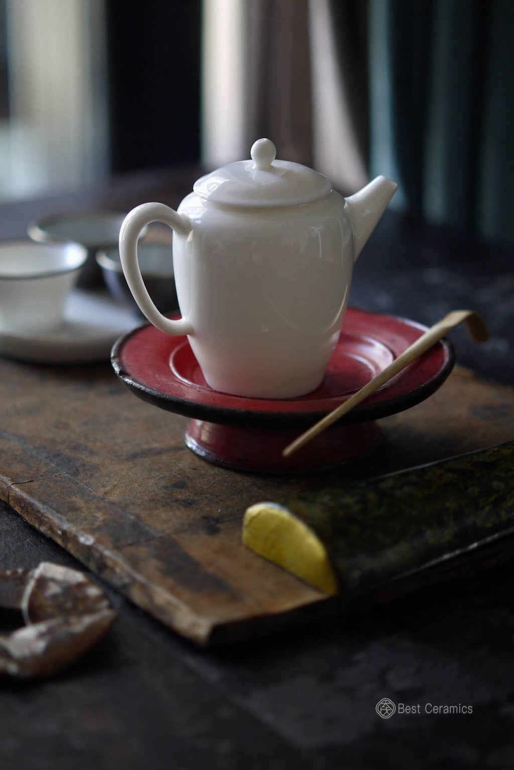 Vintage Dehua Porcelain Blanc De Chine Kungfu Teapot| Best Ceramics