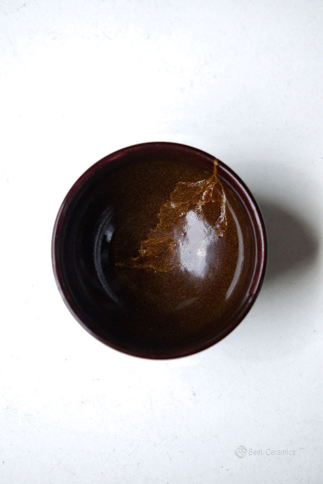 Tenmoku Leaf Artisan Tea Bowl