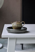 Handcrafted Vintage Lacquered Historic Tin Pot Support|Best Ceramics