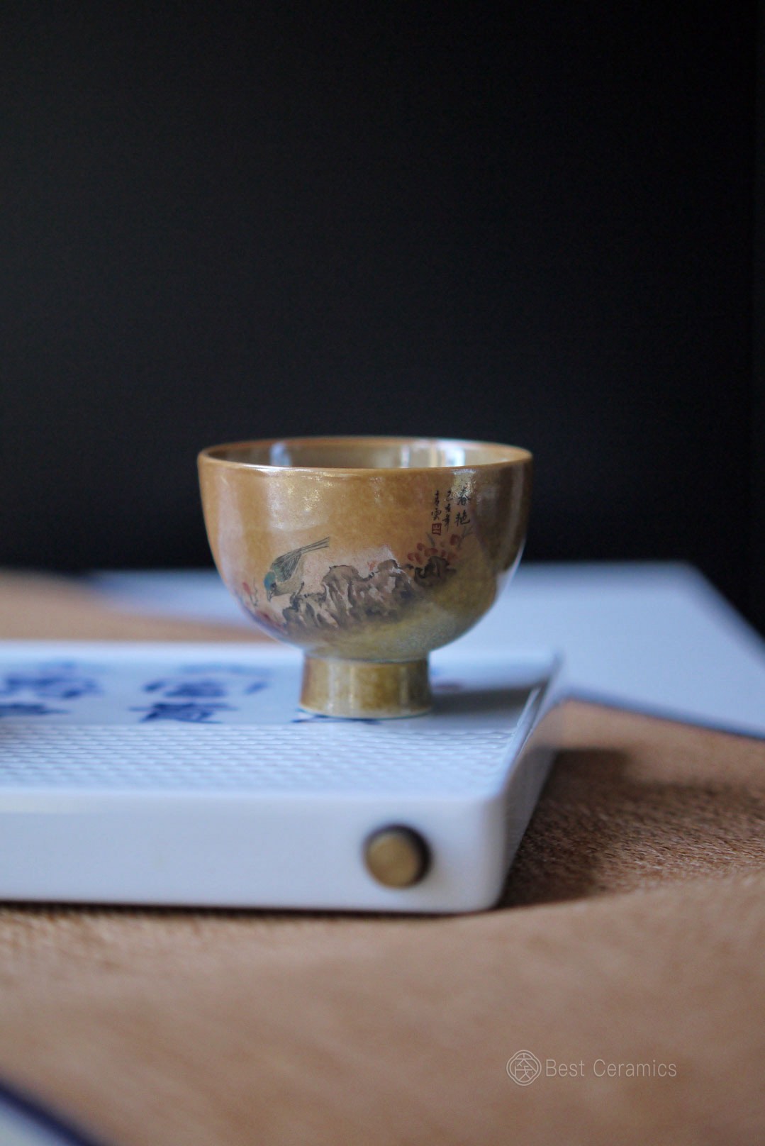 Chinese Handpainted Dehua Porcelain Kungfu Ceramic Teacup|Best Ceramics