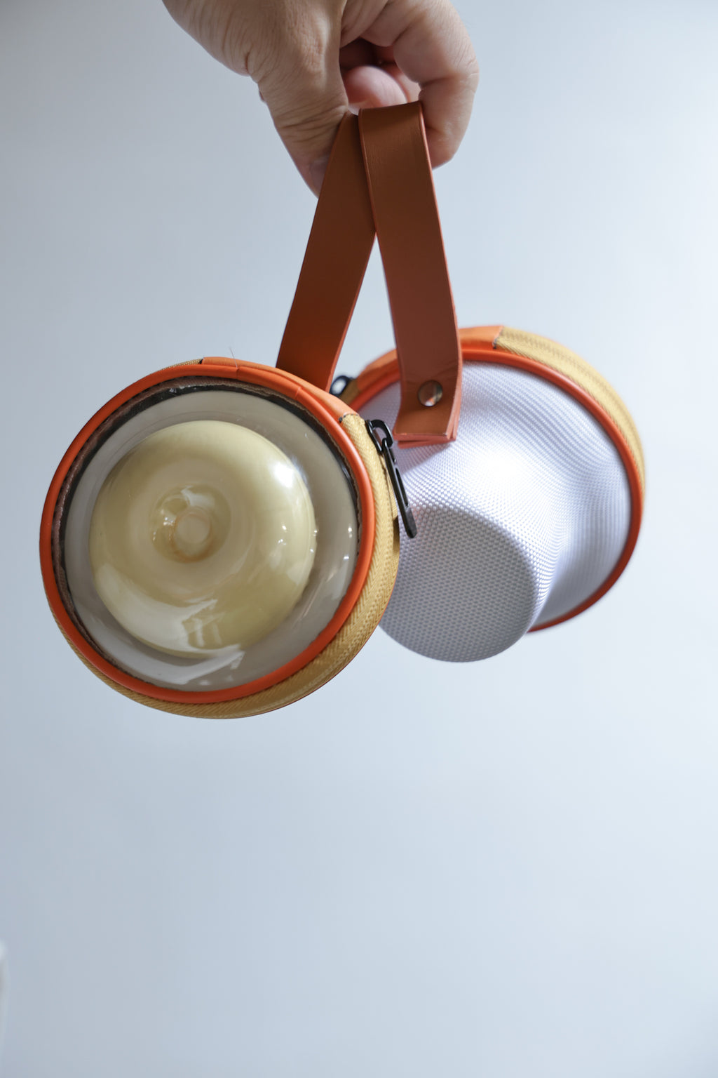 Compact Travel Gaiwan Set | Matte Cream Porcelain for Tea Anywhere