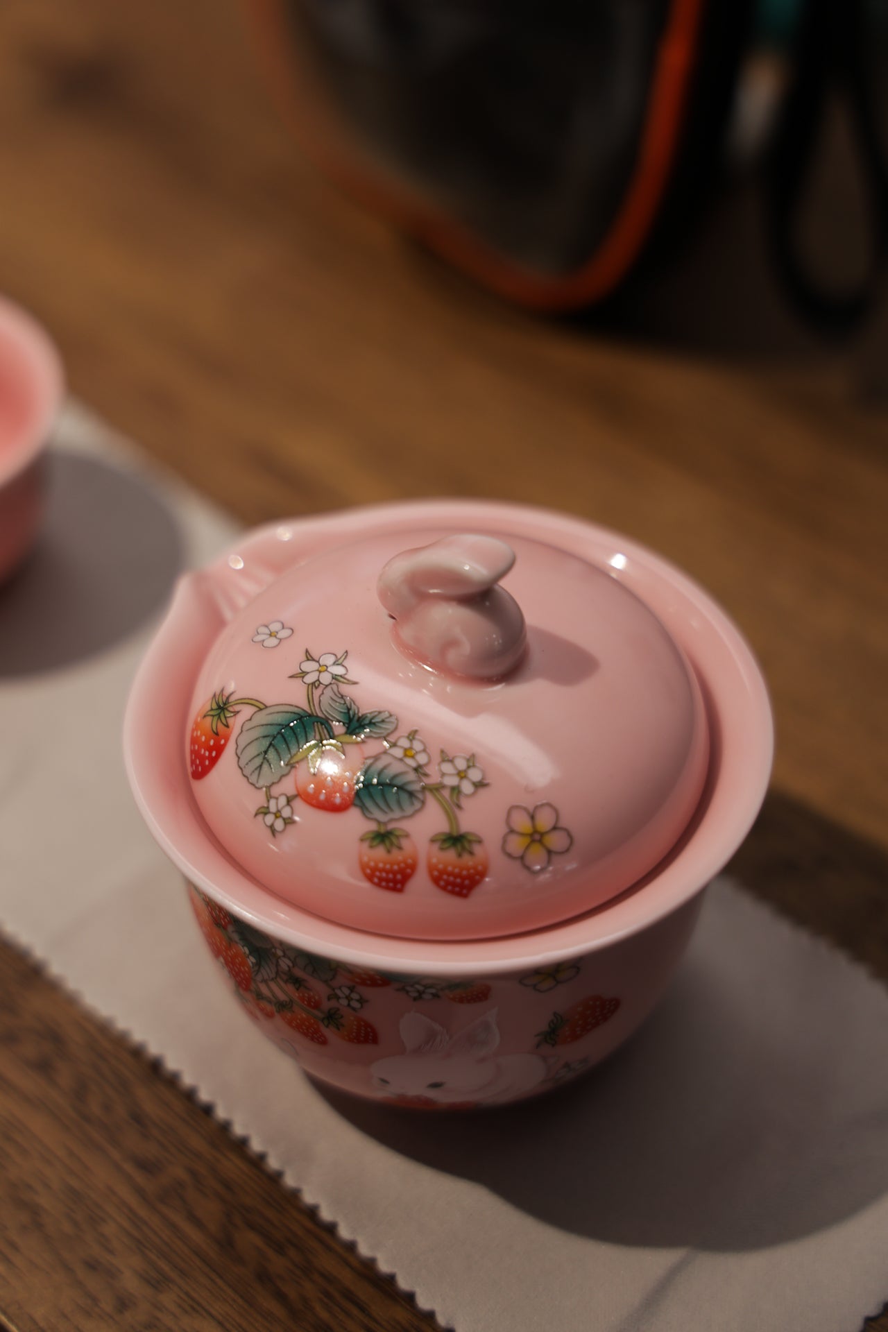 Strawberry Garden Portable Teaset