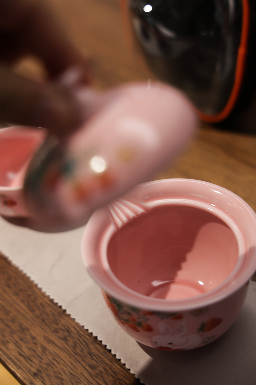 Strawberry Garden Portable Teaset