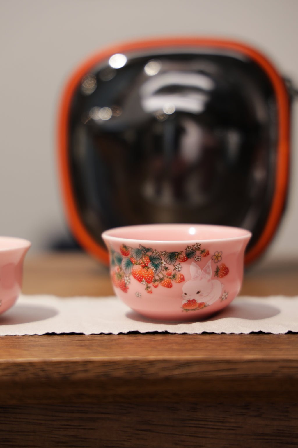 Strawberry Garden Portable Teaset