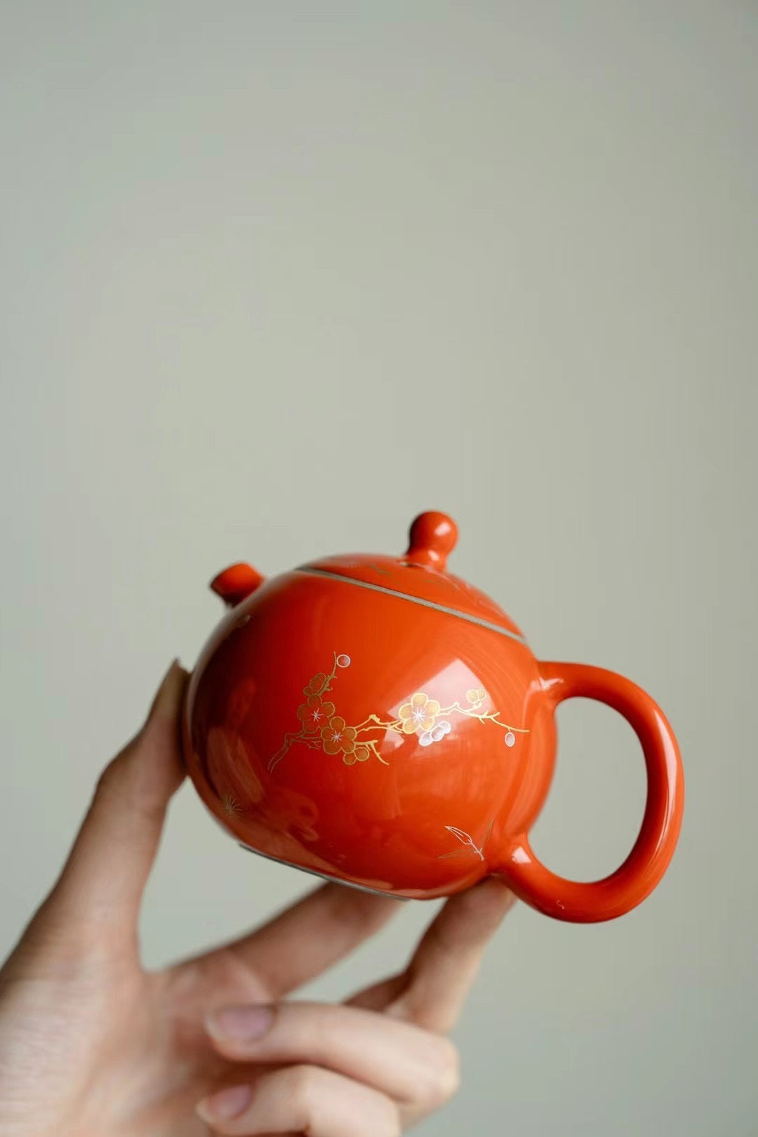 Dehua Rich Red Glaze Porcelain Teapot Traveling Teaset|Best Ceramics