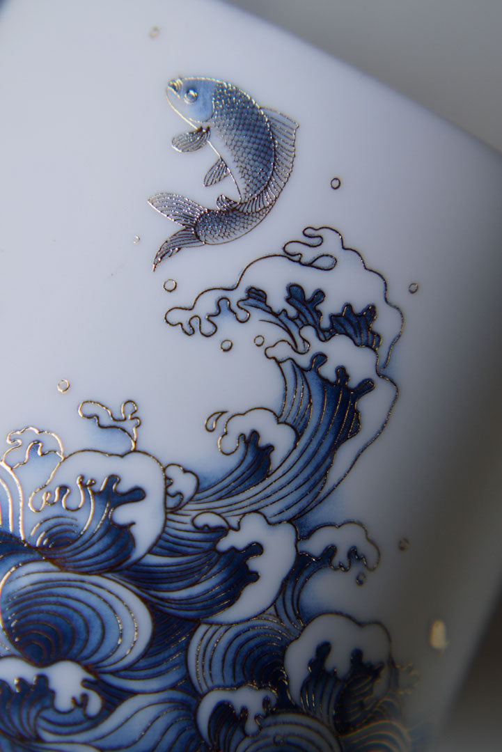 Gorgeous Morden Dehua Jade Blanc De Chine Porcelain Tea Cup Mug|Best Ceramics