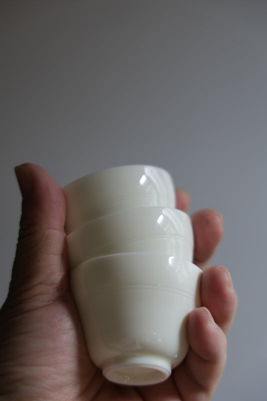 Pure Heart Dehua Teacup Handmade Mutton-Fat White Porcelain|Best Ceramics