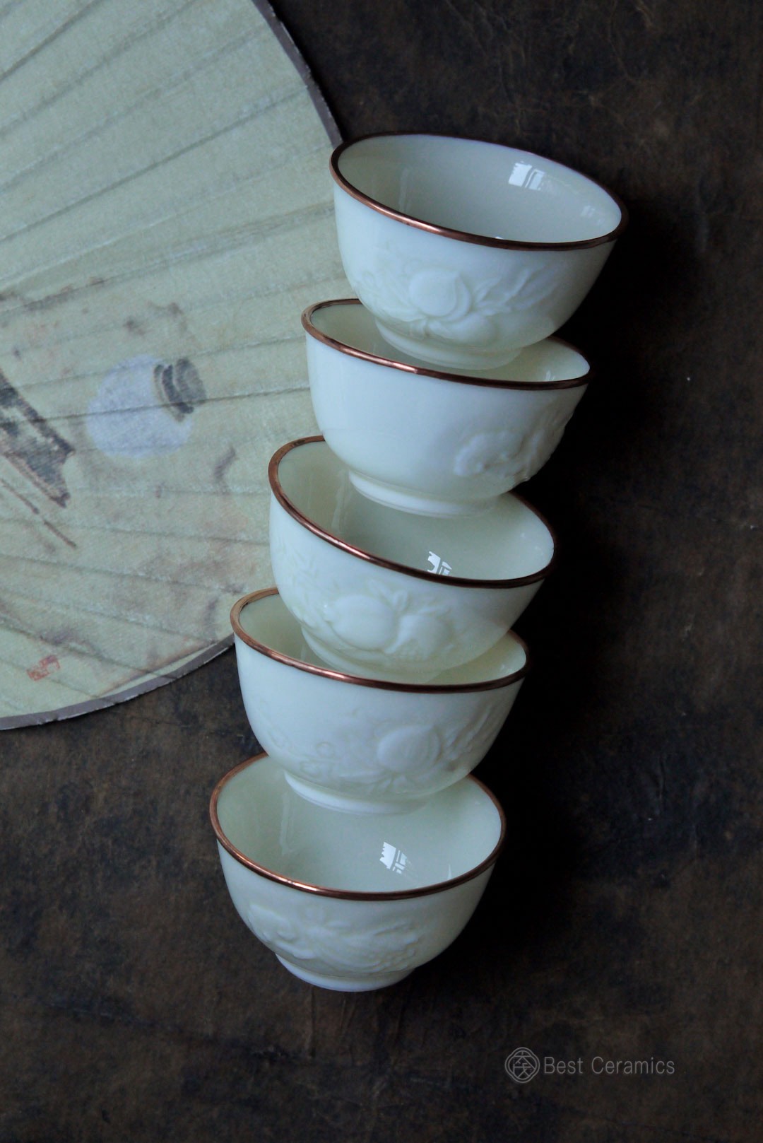 Vintage Dehua White Porcelain Handcarved Elegance Tea Cup|Best Ceramics