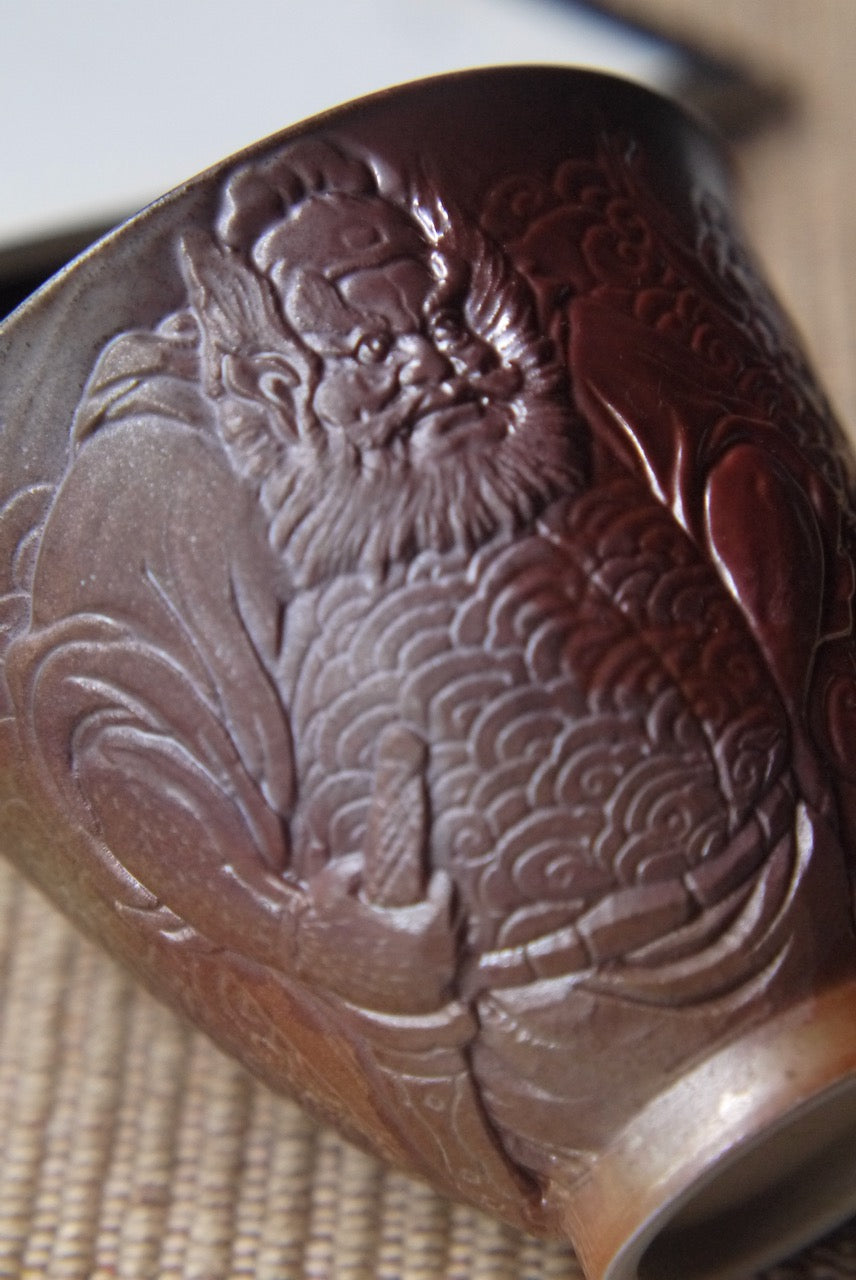 Zhong Kui Sculpted Teacup