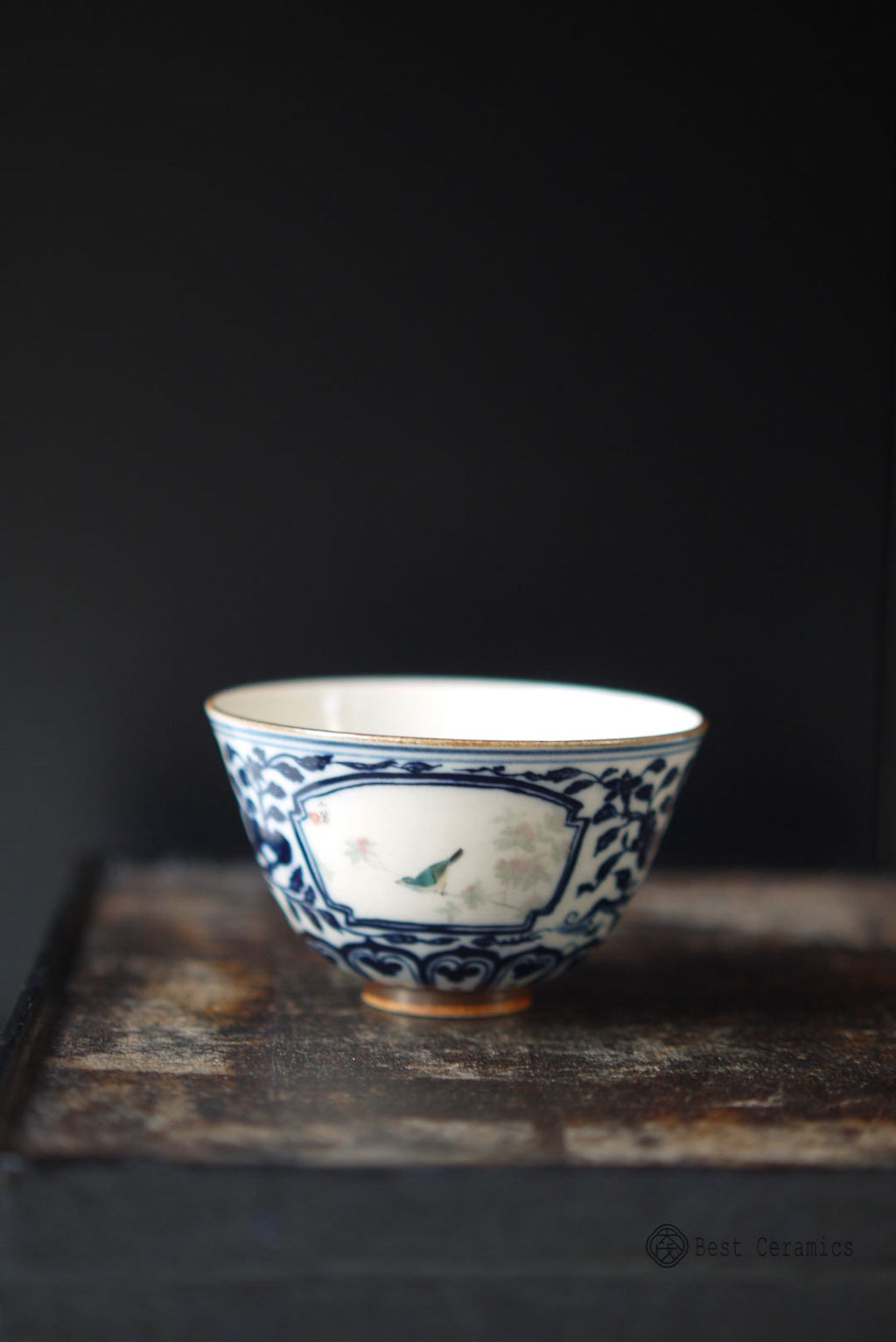 Handpainting Woodfire Blue And White Classic Kungfu Teacup|Best Ceramics