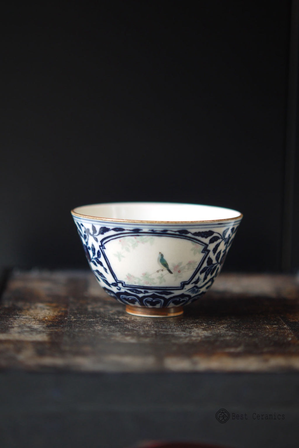 Handpainting Woodfire Blue And White Classic Kungfu Teacup|Best Ceramics