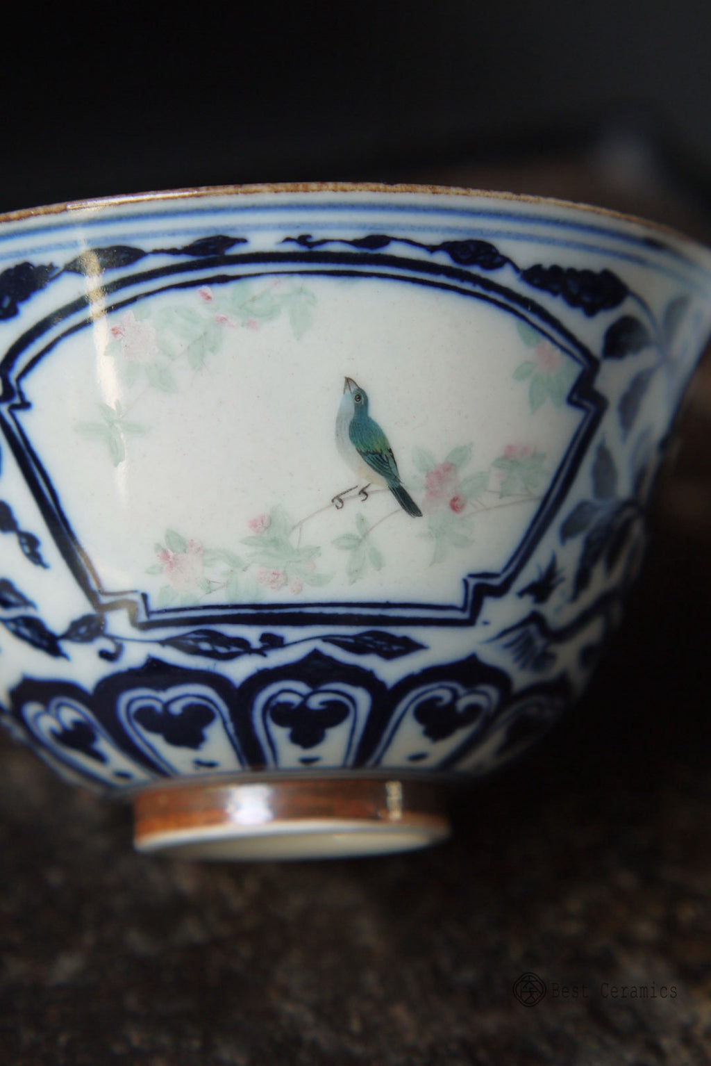 Handpainting Woodfire Blue And White Classic Kungfu Teacup|Best Ceramics