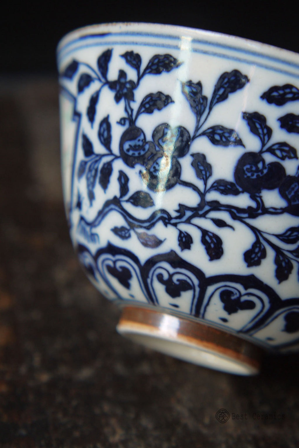 Handpainting Woodfire Blue And White Classic Kungfu Teacup|Best Ceramics