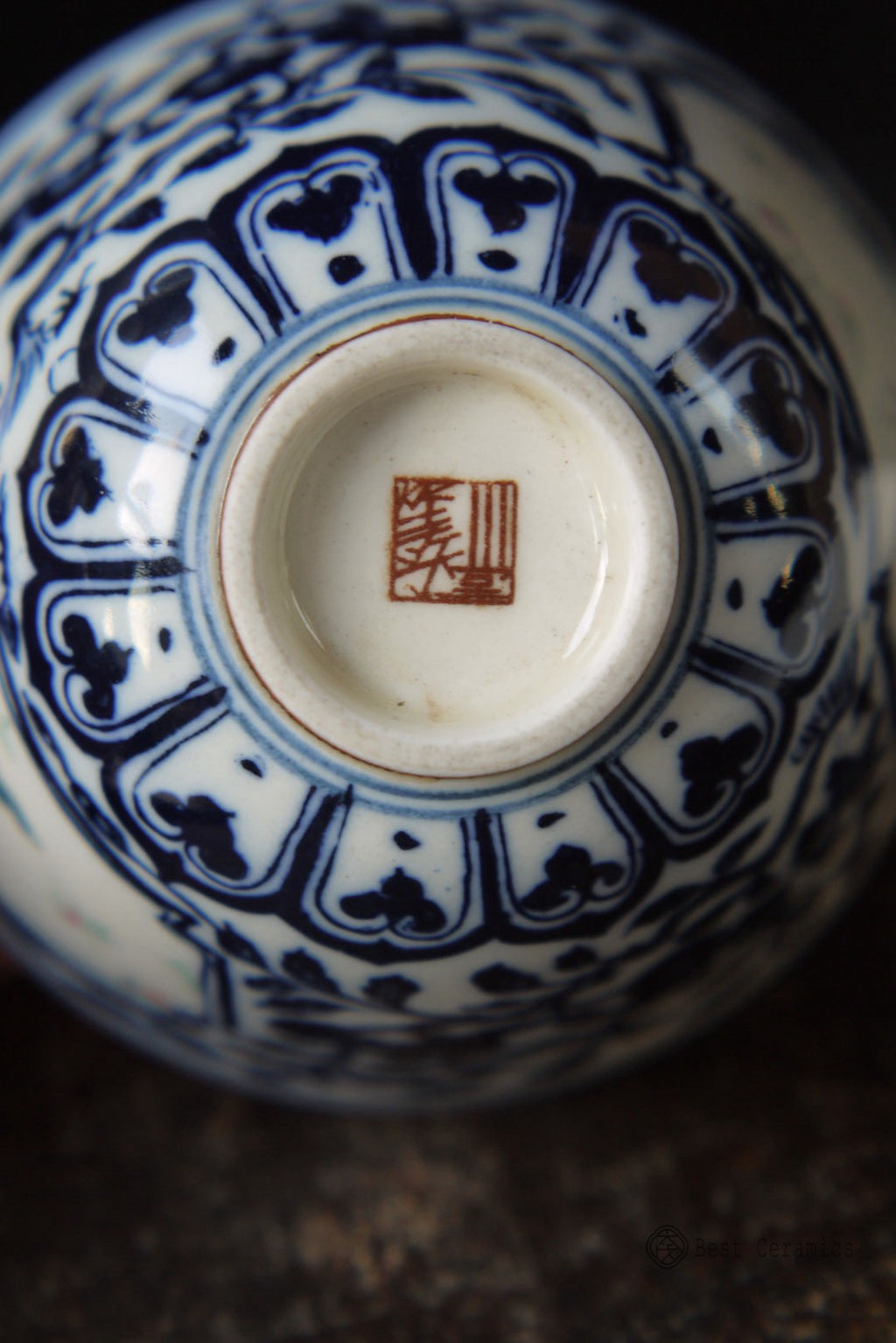 Handpainting Woodfire Blue And White Classic Kungfu Teacup|Best Ceramics