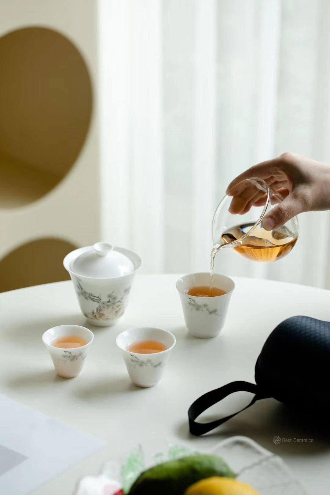 Dehua White Portable Tea Kit