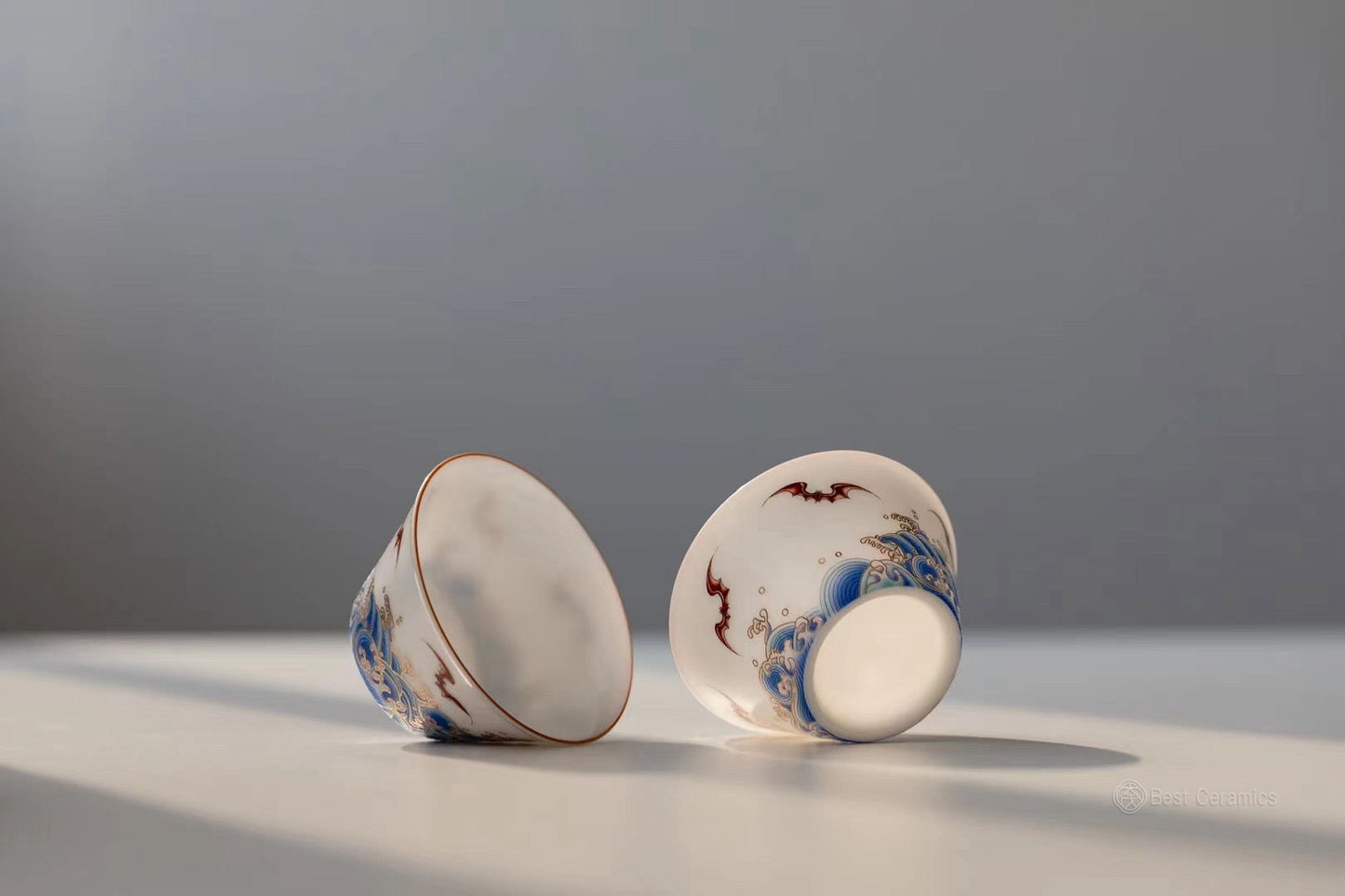 Travel Friendly Dehua Porcelain Chinese Gongfu Gaiwan Teaset|Best Ceramics