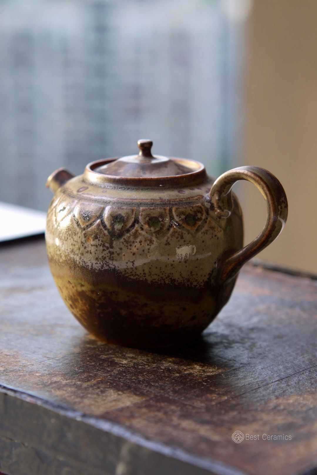 Handmade Glazed Zen Lotus Jingdezhen Porcelain Teapot|Best Ceramcis