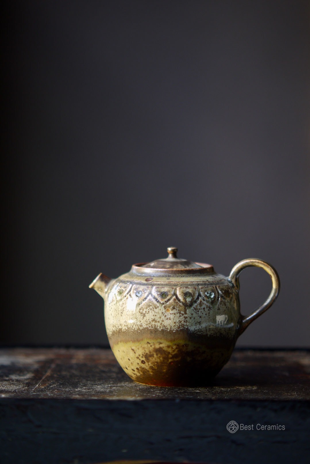 Handmade Glazed Zen Lotus Jingdezhen Porcelain Teapot|Best Ceramcis